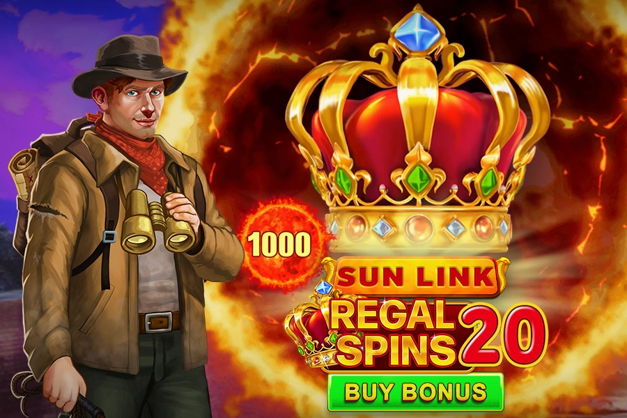 Regal Spins 20 Sun Link Slot