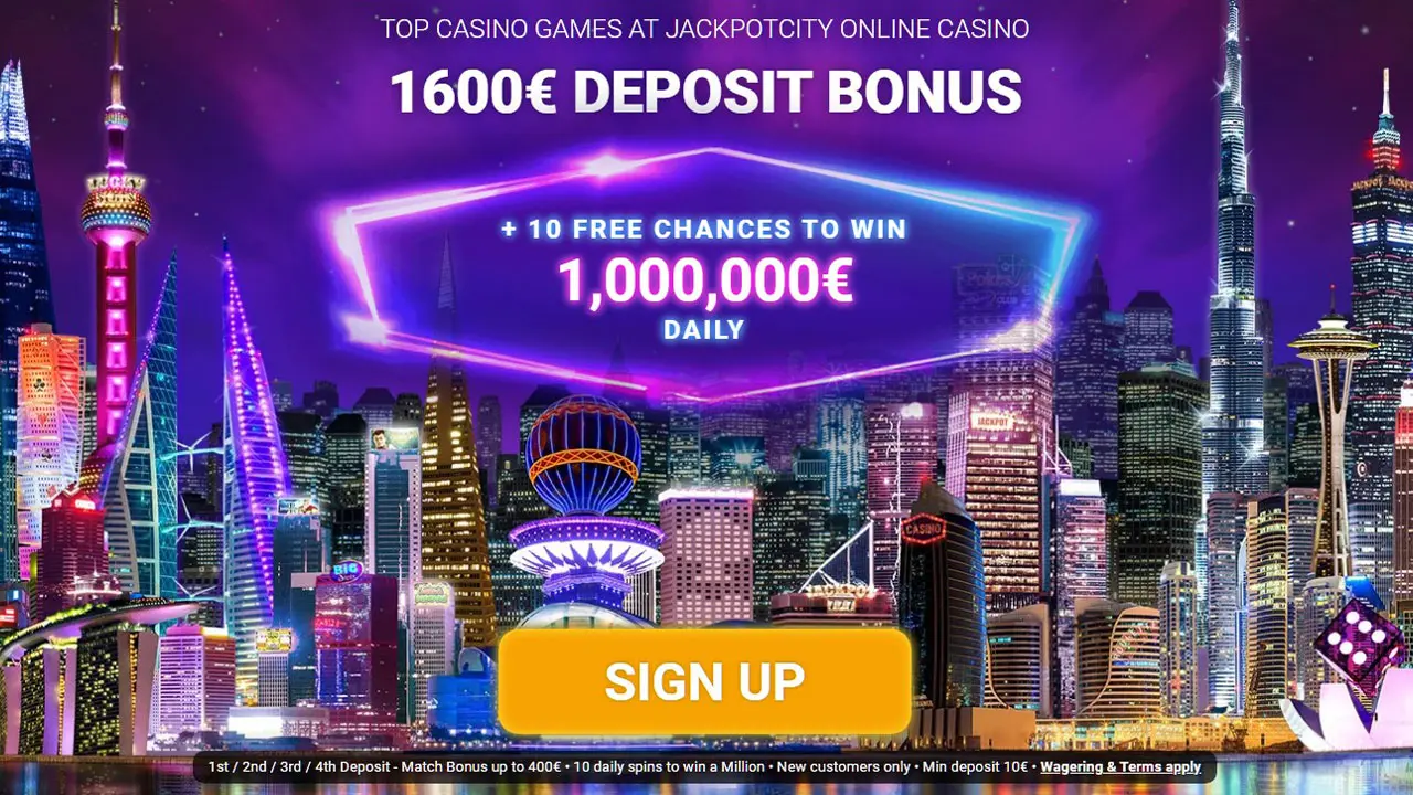 Jackpotcity Casino Welcome Bonus