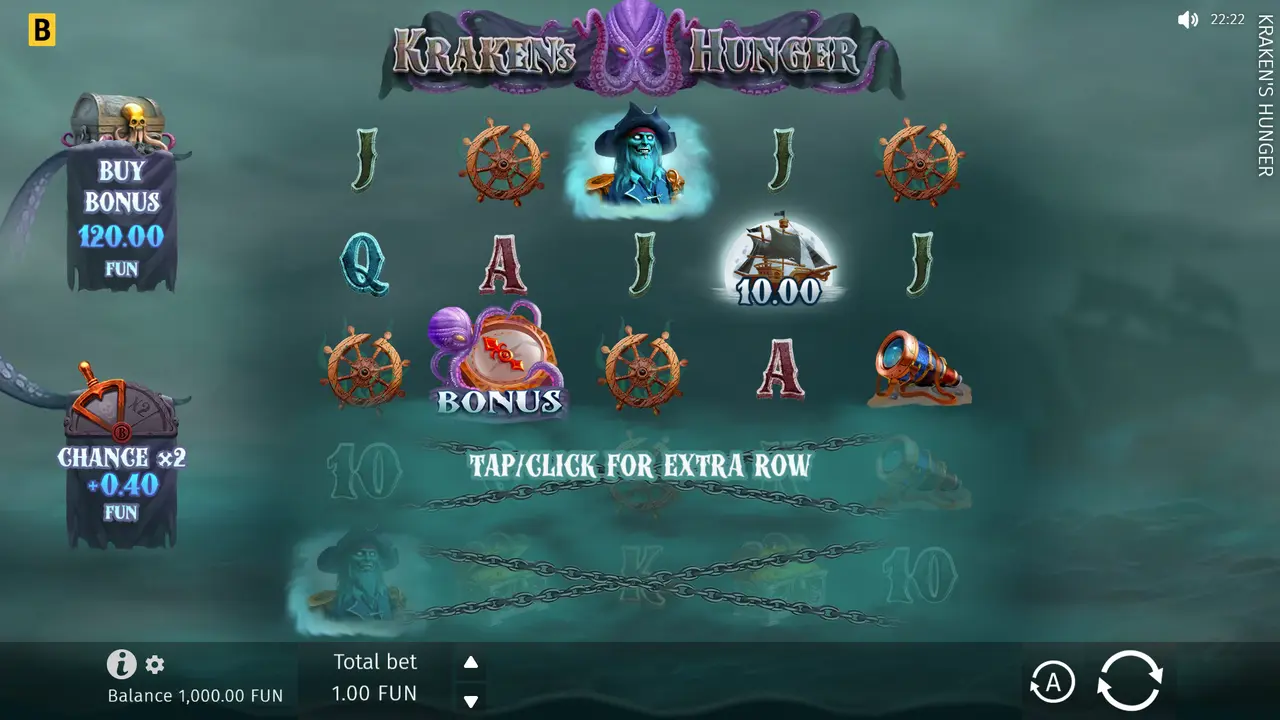 25 Free Spins on Krakens Hunger at Decode Casino