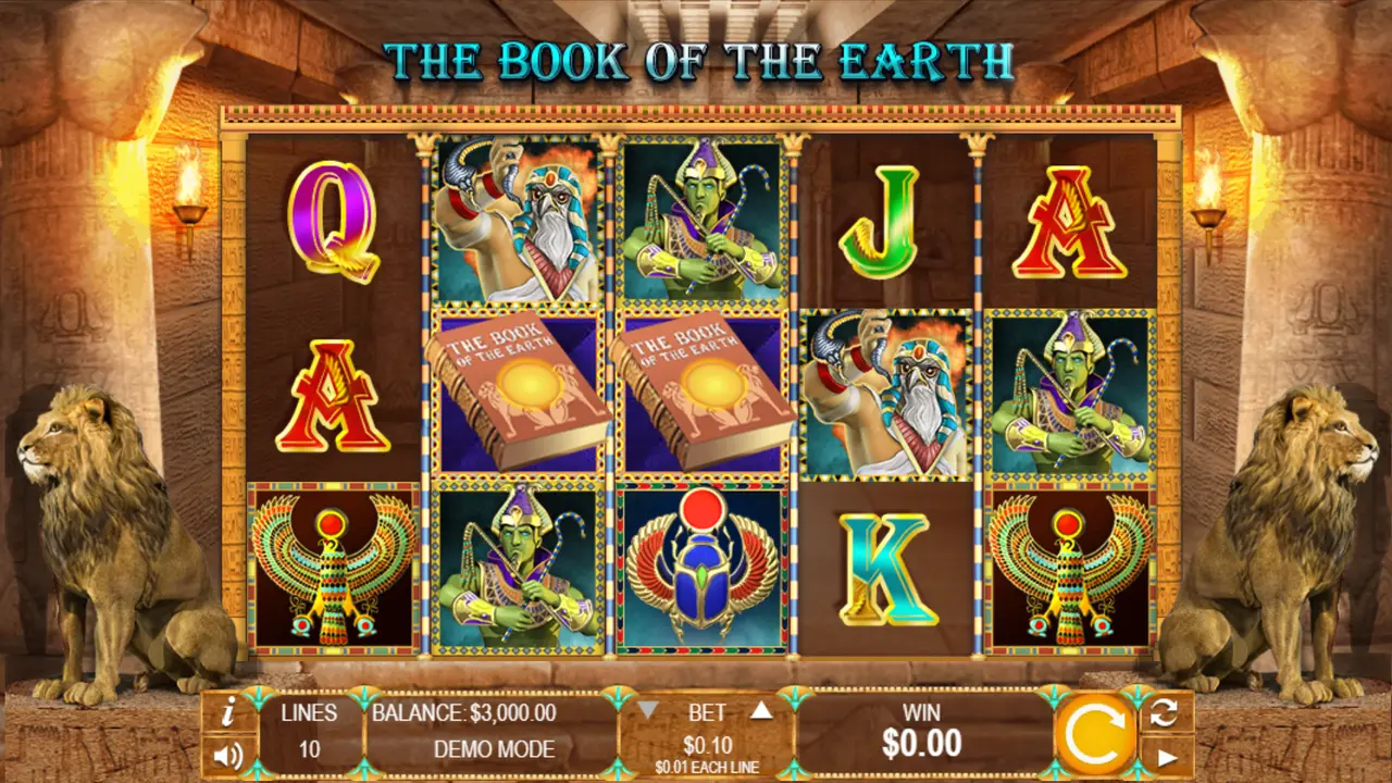 45 Free Spins on The Book of the Earth at Miami Club Casino