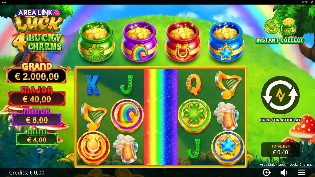 Play Area Link Luck 4 Lucky Charms and WIN $100